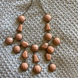 Coral Stone Statement Necklace